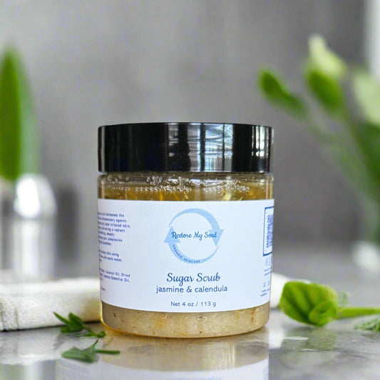 Jasmine & Calendula (marigold) Sugar Scrub